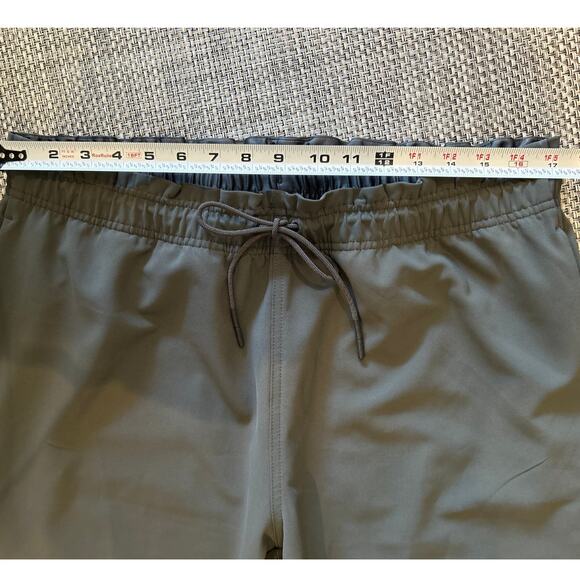 ATHLETA Metropolis Jogger Pants Primatwill Olive Satin Piping Pockets NWOT sz 14 - Picture 9 of 11